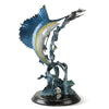 Sailfish with Ballyhoo Metal Art – Coastal Decor for Marine Lovers