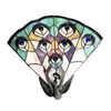 Peacock Tiffany Wall Sconce – 14" Stained Glass Bronze Fixture