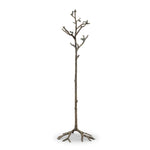 SPI Home Lovebird Coat Rack – 69" H Bronze Metal Standing Hall Tree with Decorative Bird Detail