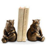 Lodge Style Bookends Aluminum Bear Decorative Pair by SPI