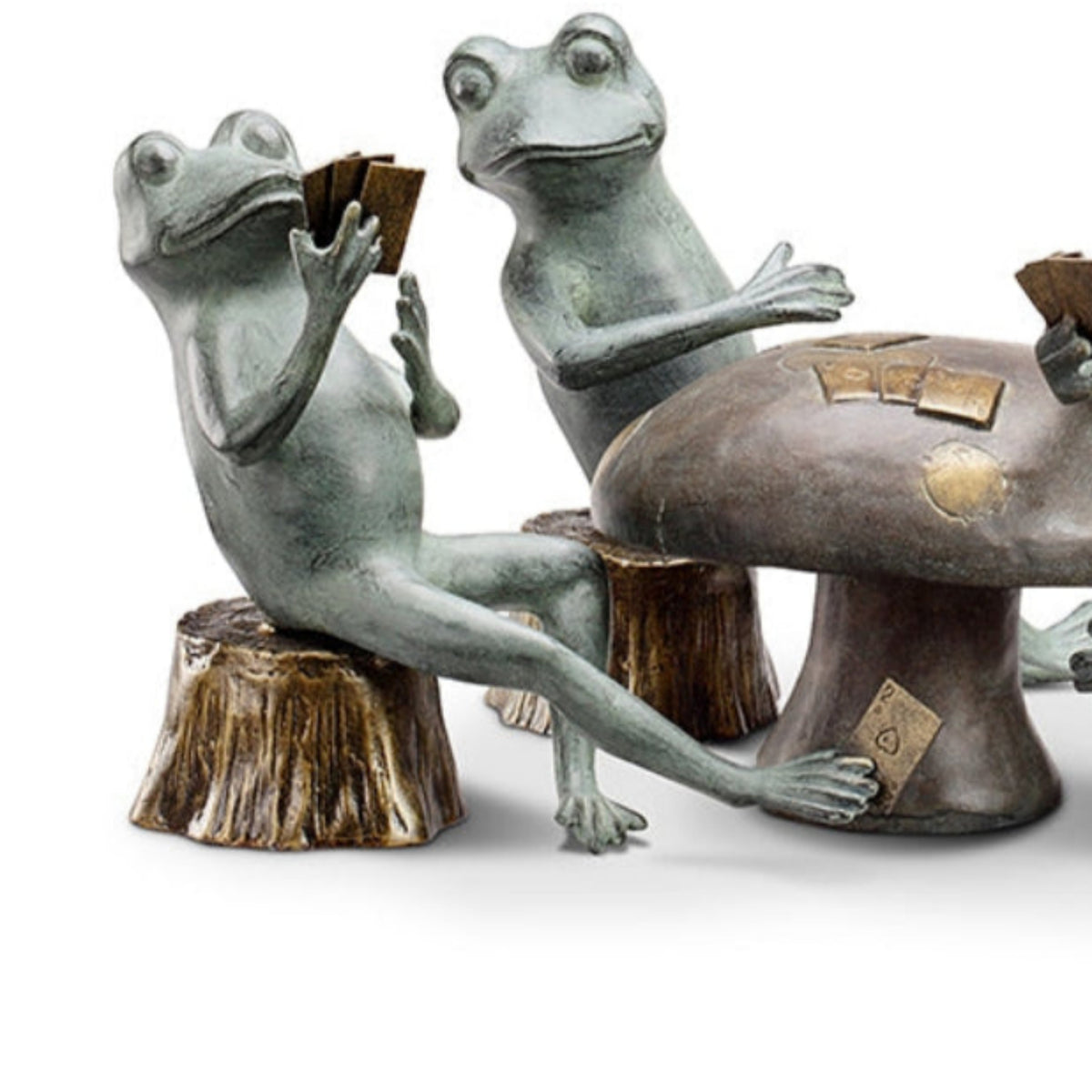 SPI Home Card Cheat Frog Garden Sculpture with Whimsical Design – Uber ...