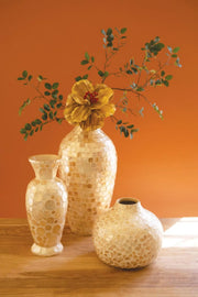 spun bamboo vase