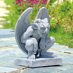 Frightful Gargoyle Garden Sculpture – 17.5"H Resin Outdoor Accent by SPI Home