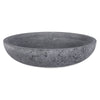 Uttermost Crafted Textured Gray Lava Stone Ashen Earth Outdoor Bowl 