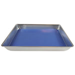 Biology Classroom Dissecting Pan – Aluminum Tray With Blue Plastisol Pin Surface 11" L by GSC International