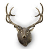 SPI Home Small Aluminum Deer Head – Rustic Bronze Wall-Mounted Sculpture