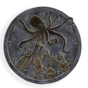 Octopus Garden Clock and Thermometer – Nautical Wall Decor