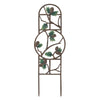 Rustic Pinecone and Branch Garden Trellis – Vertical Woodland Accent