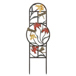 SPI Home Narrow Dragonfly Trellis – 34.5" Cast Aluminum Outdoor Garden Accent with Vertical Design and Nature-Inspired Detail