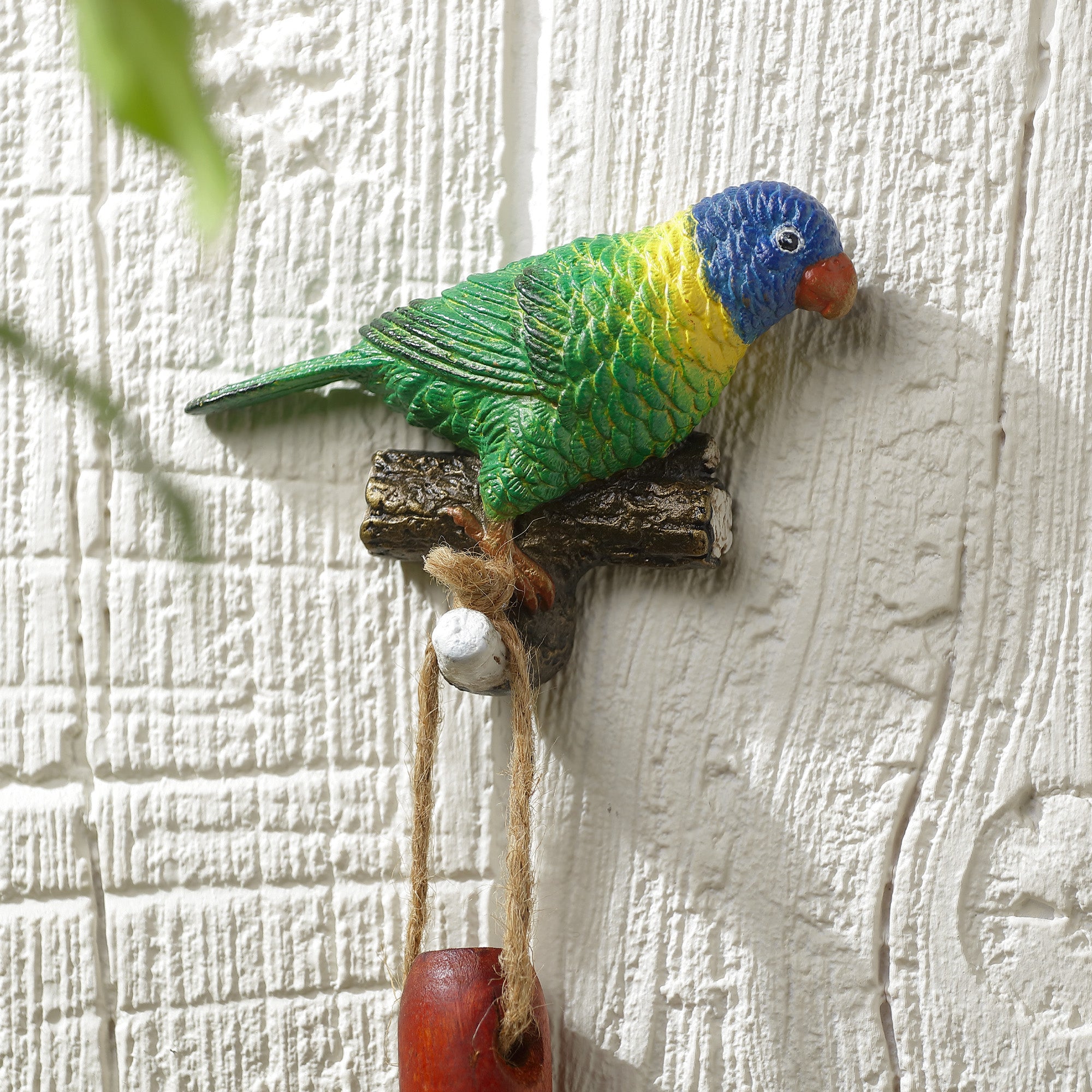 Lorikeet Wall Hook – Functional Aluminum Bird Design 3