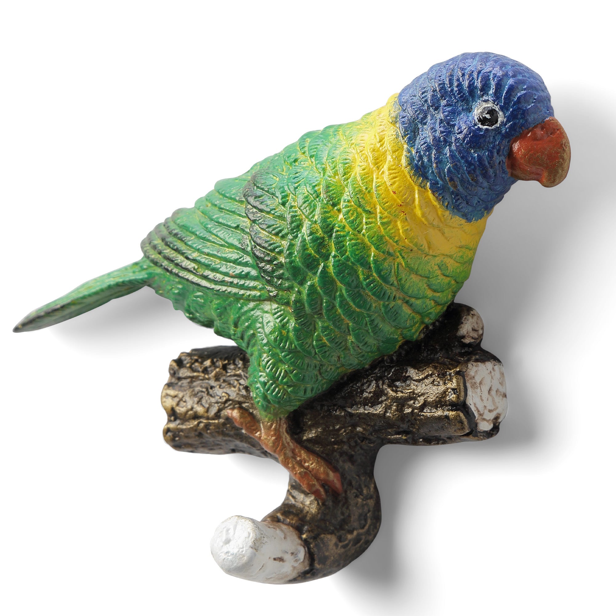 Lorikeet Wall Hook – Functional Aluminum Bird Design 3