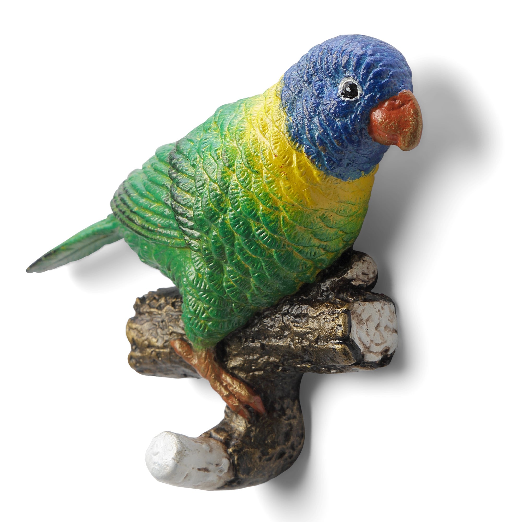 Lorikeet Wall Hook – Functional Aluminum Bird Design 3