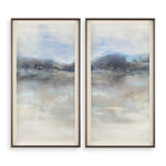 Uttermost Thinking Of You Landscape Prints – Set of 2 Framed Wall Art Pieces, 28x52 Inches, Serene Nature Scenes