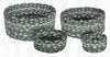 Earth Rugs Sage Ivory Blue Round Jute Casserole Basket Set – Rustic Kitchen Essentials