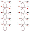 36" Alligator Clip Test Leads – 18 Gauge, 10 Pair Pack