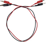 STEM Circuit Lead Wires with Alligator Clips – Red & Black 2 Pack