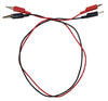 36" Alligator Clip Test Leads – 18 Gauge Red & Black (Pack of 2)