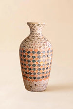 capiz shell vase
