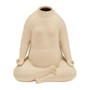 Sagebrook Home 17944 Ceramic, 8" Woman Body Flower Vase, Cream