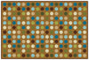 Carpets for Kids Microdots Nature Colors Value Classroom Rug, Rectangle, Brown