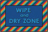 Carpets for Kids Rainbow Striped Wipe & Dry Classroom Rug 3' x 4' 6"Rectangle