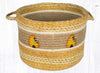 Eco-Friendly Bee Basket – Natural Jute Storage Bin with Artisan Design