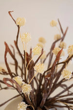 Kalalou Set of 6 Botanica Faux Botanical Spray White Berries Winter Farmhouse 32"H