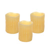 LED Dripping Wax Pillars Set 5 Inch Height Home Accent Lighting By Melrose