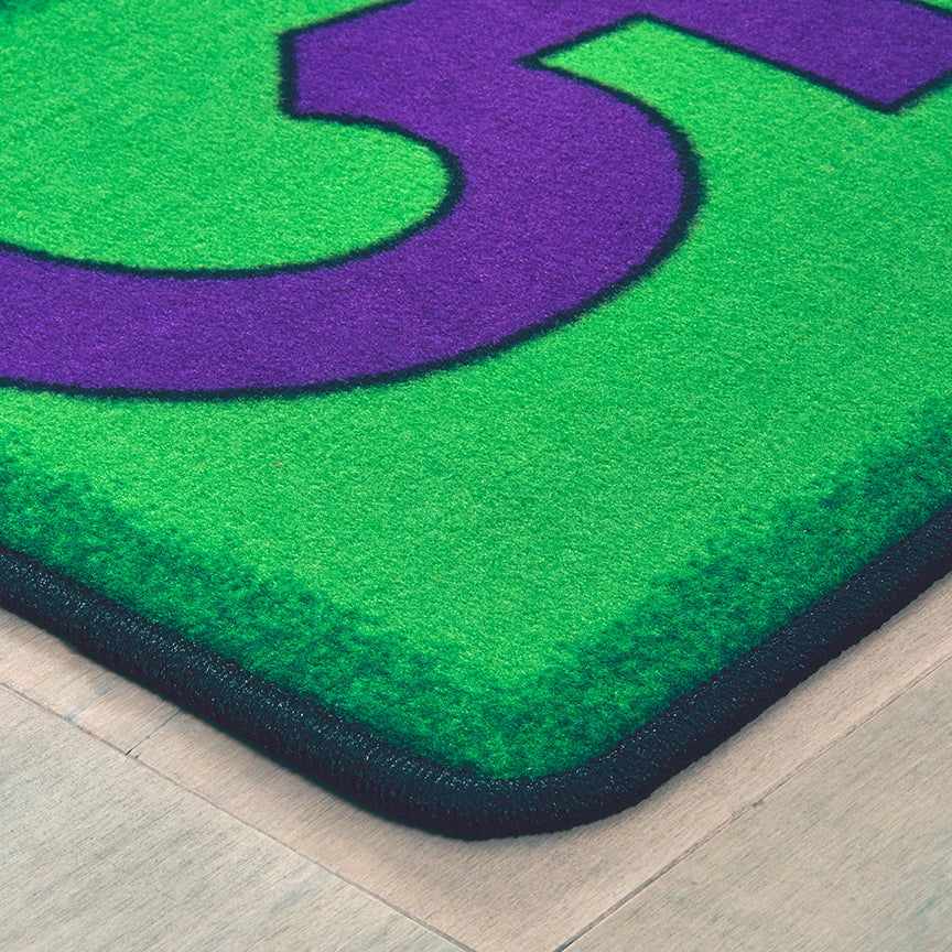 Carpets for Kids PLUS 3891 Simple Numbers Seating 16in Squares Kit Set ...