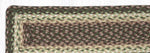 Earth Tones Stair Rug – Handcrafted Jute with Cactus Motif