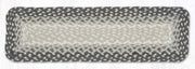 Earth Rugs Braided Stair Tread – Gray Sand Ivory Jute Step Mat 27
