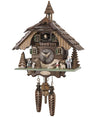Hand-Carved 12" Cuckoo Clock – Heidi's Chalet with Family – River City Clocks