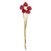 Vickerman H1ARS475-9 15" Red Artichoke Head Attached To A Reed Stem.  Includes 9 Stems Per Pack Dried