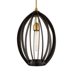 Uttermost Darby Oval Iron Pendant – Modern Industrial Single Light Fixture