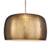 Antique brass pendant light