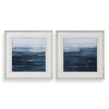 Uttermost 32270 Rising Blue Abstract Framed Prints, Set of 2