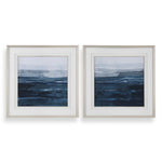 Uttermost 32270 Rising Blue Abstract Framed Prints, Set of 2