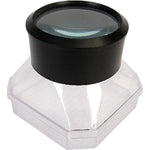 Magnifying Bug Viewer 3.125"H Acrylic 2.5x Lens with 5cm Grid Biology Tool By GSC International Inc.