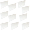 Square Glass Optics Mirrors (Pack of 10) – 4" x 4" Silver Backed