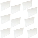 Square Glass Mirrors (Pack of 10) – 4" x 4" Flat Silver-Backed Optics Mirrors by GSC International Inc.