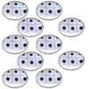 Concave Round Glass Mirrors (10 Pack) – 7.5cm Diameter, 7cm Focal Length