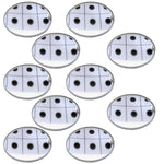 Concave Round Glass Mirrors (Pack of 10) – 7.5cm Diameter x 7cm Focal Length by GSC International Inc.