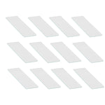 Glass Microscope Slides 75 mm x 25 mm 1 mm H Pack of 12 by GSC International