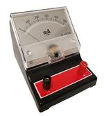 Analog Ammeter 3.75"H Plastic DC Current Meter 0–500mA Circuit Measurement Instrument By GSC International Inc.