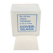 Glass Microscope Cover Slips 22mm x 22mm Pack of 1000