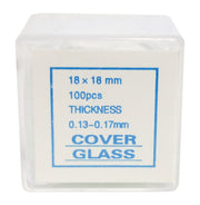 Glass Microscope Coverslips for Laboratory Slide Preparation