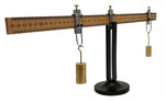 New York Balance Demonstration Kit 7.5"H Metal Wood Lever Arm Torque Physics Experiment Set for Classroom Learning By GSC International Inc.