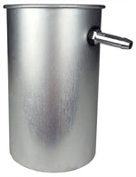 Aluminum Overflow Can with Pour Spout – Pack of 10, 5"H Seamless Displacement and Density Measurement Tool By GSC International Inc.