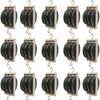 Pack of 15 Triple Parallel Pulleys with Black Plastic Wheels and Metal Housing – STEM Labs