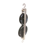 Double Tandem Pulley 6"H Black Plastic and Metal Two Wheel Mechanical Physics Experiment Tool with Dual Hooks By GSC International Inc.